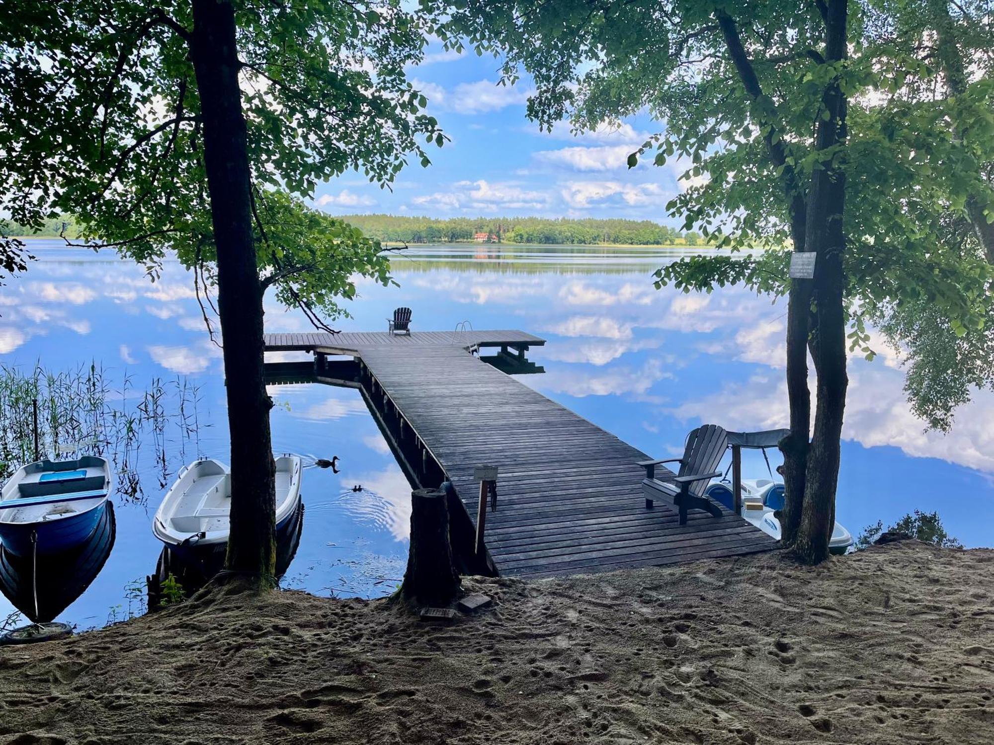 Mazursko - Komfortowe Apartamenty Nad Jeziorem, Sauna, Kominki Na Parterze クレトビニ エクステリア 写真