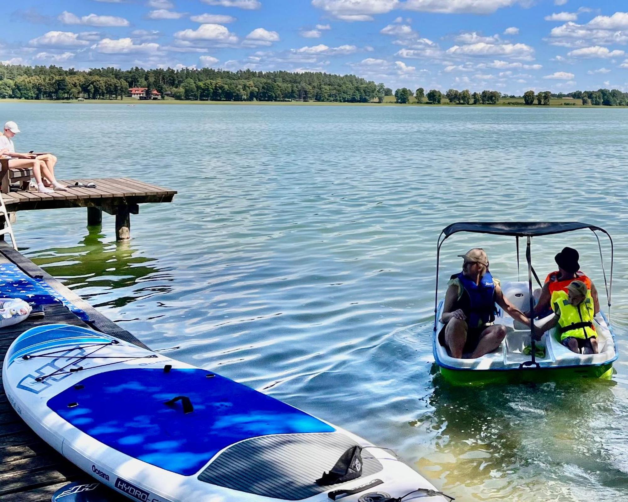 Mazursko - Komfortowe Apartamenty Nad Jeziorem, Sauna, Kominki Na Parterze クレトビニ エクステリア 写真